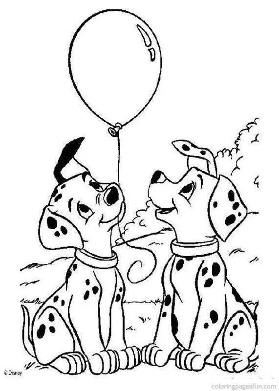 101 Dalmatians Coloring Pages – 002