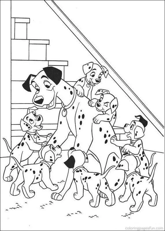 101 Dalmatians Coloring Pages – 004