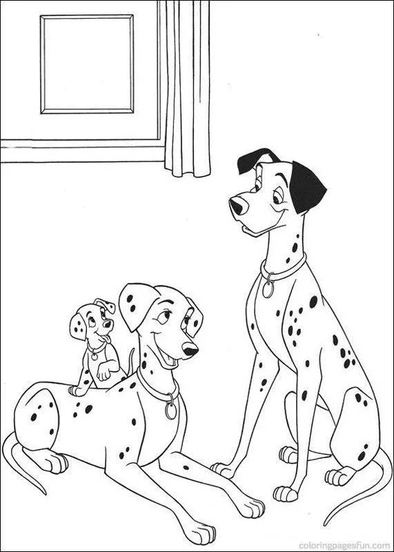 101 Dalmatians Coloring Pages – 009