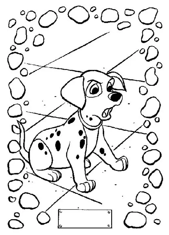 101 Dalmatians Coloring Pages – 011