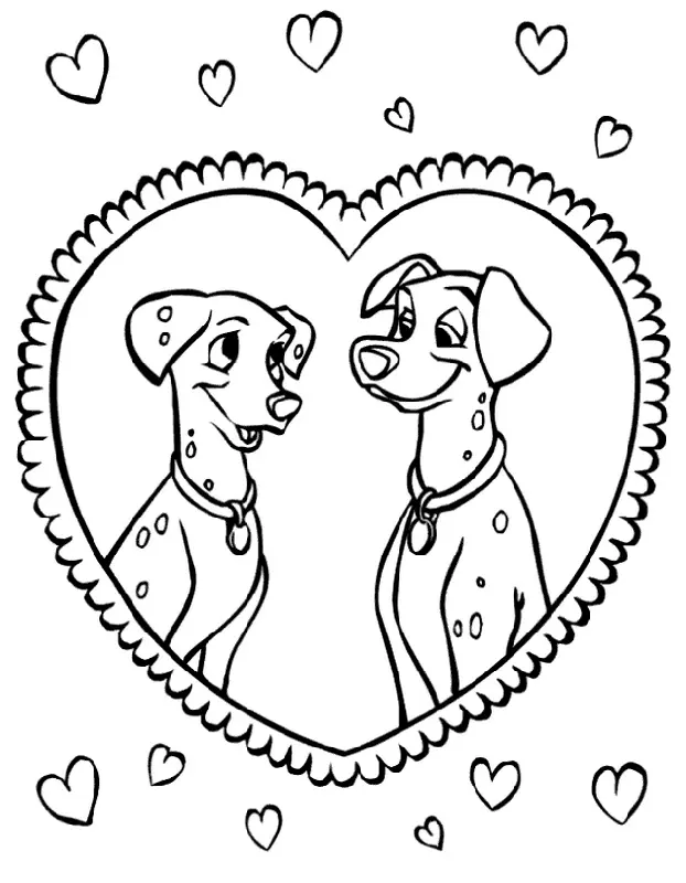 101 Dalmatians Coloring Pages – 012