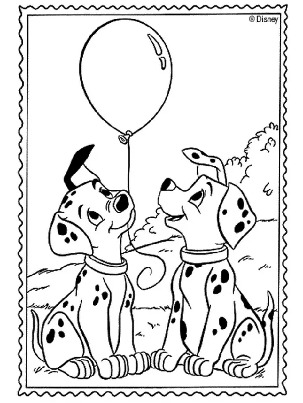 101 Dalmatians Coloring Pages – 014