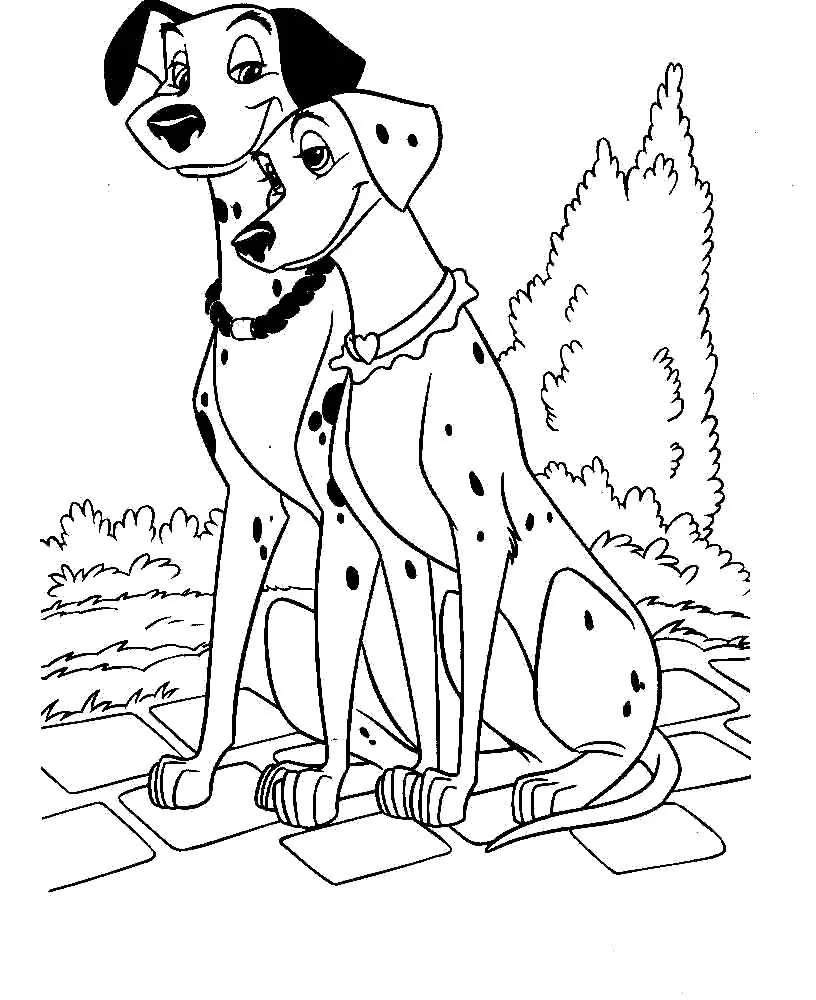 101 Dalmatians Coloring Pages – 015