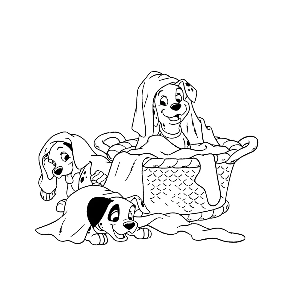 101 Dalmatians Coloring Pages – 023