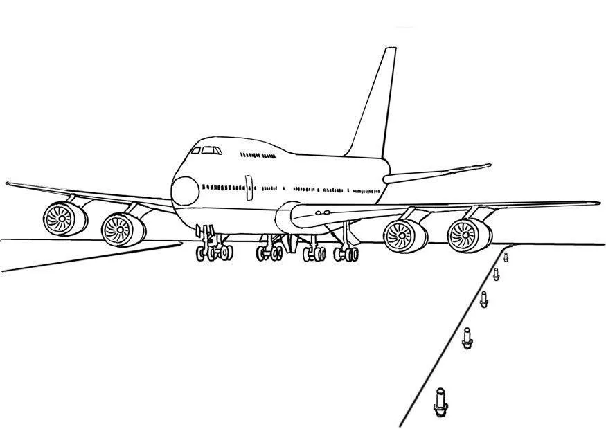 Airplanes Coloring Pages – 011