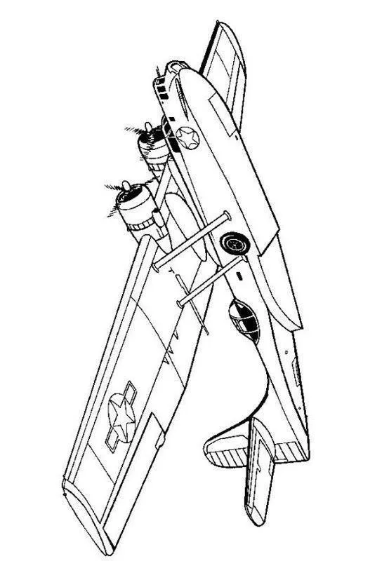 Airplanes Coloring Pages – 013