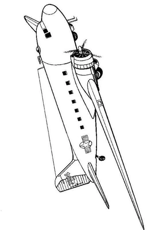 Airplanes Coloring Pages – 014