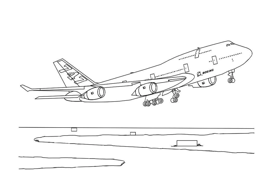 Airplanes Coloring Pages – 020