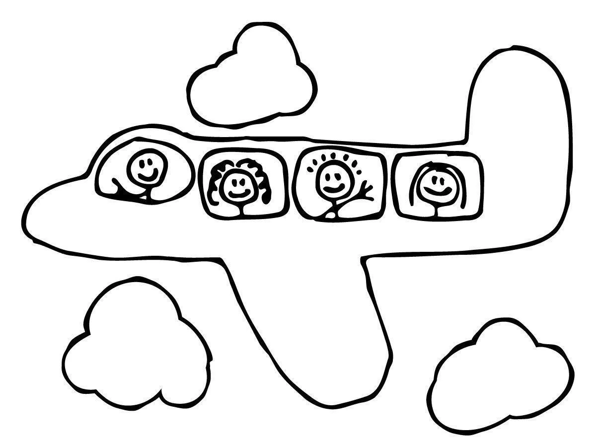 Airplanes Coloring Pages – 022