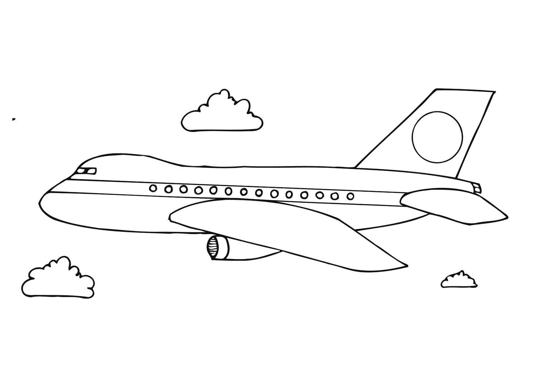 Airplanes Coloring Pages – 025
