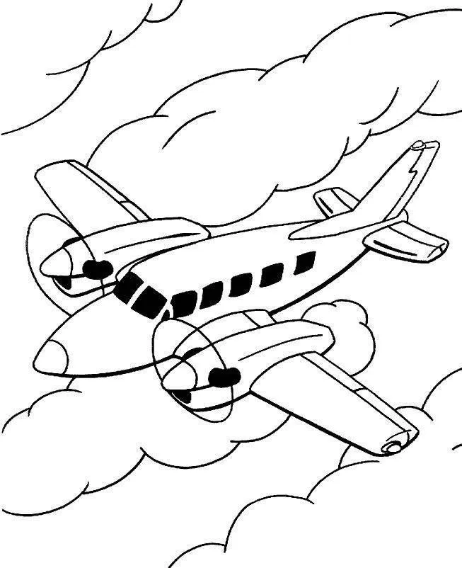 Airplanes Coloring Pages – 031
