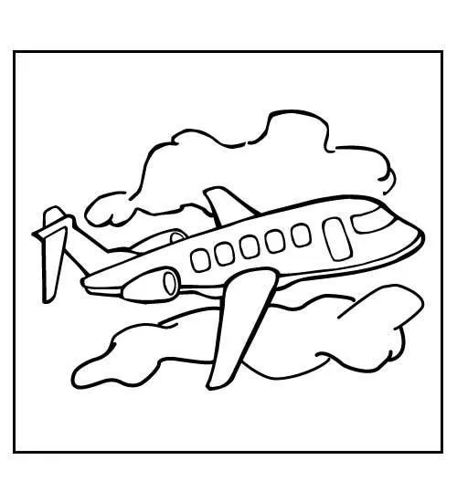 Airplanes Coloring Pages – 034