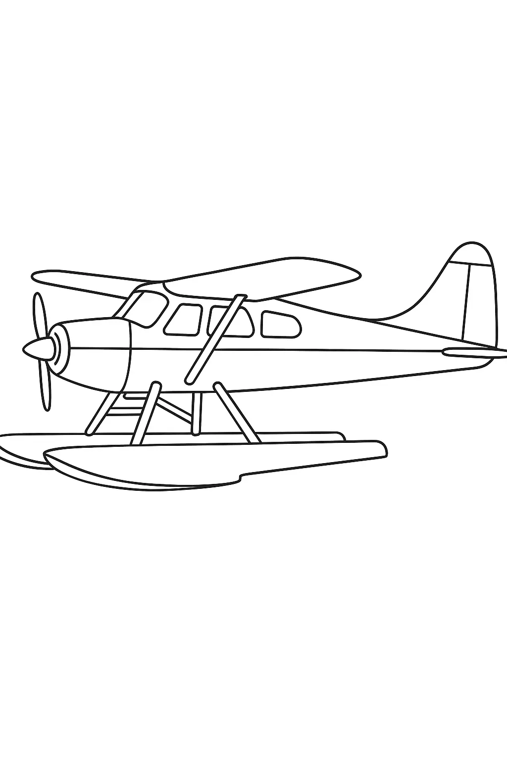 Airplanes Coloring Pages – 043