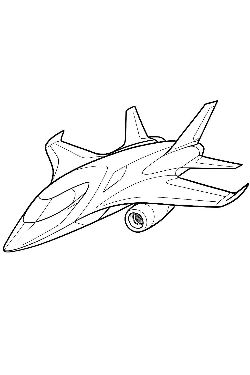 Airplanes Coloring Pages – 052