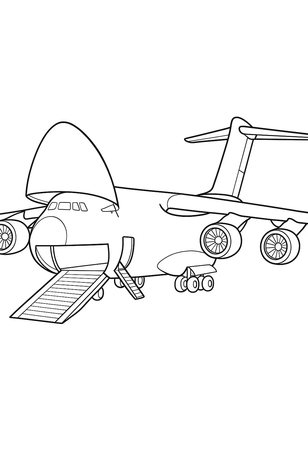 Airplanes Coloring Pages – 056
