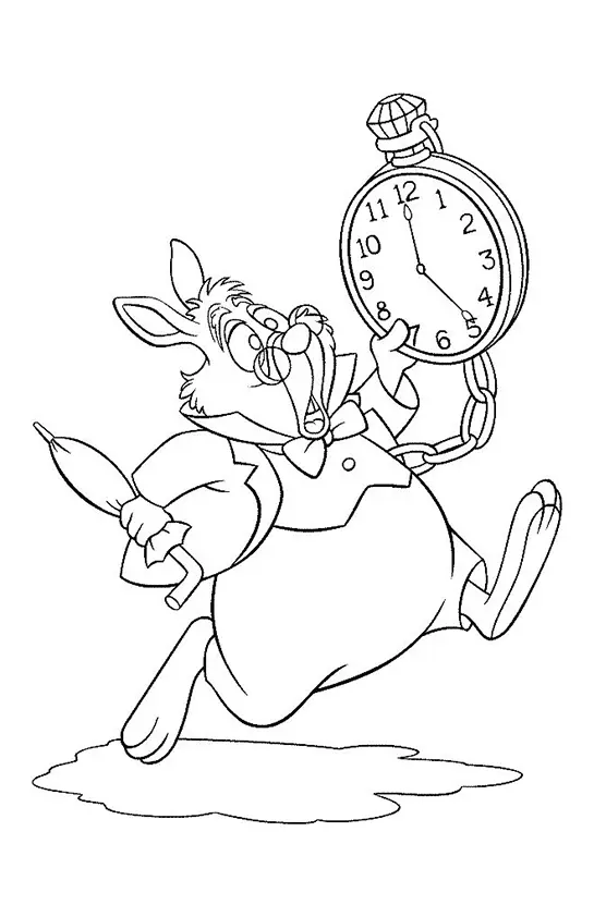 Alice in Wonderland Coloring Pages – 009