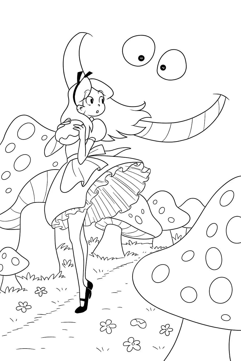 Alice in Wonderland Coloring Pages – 026