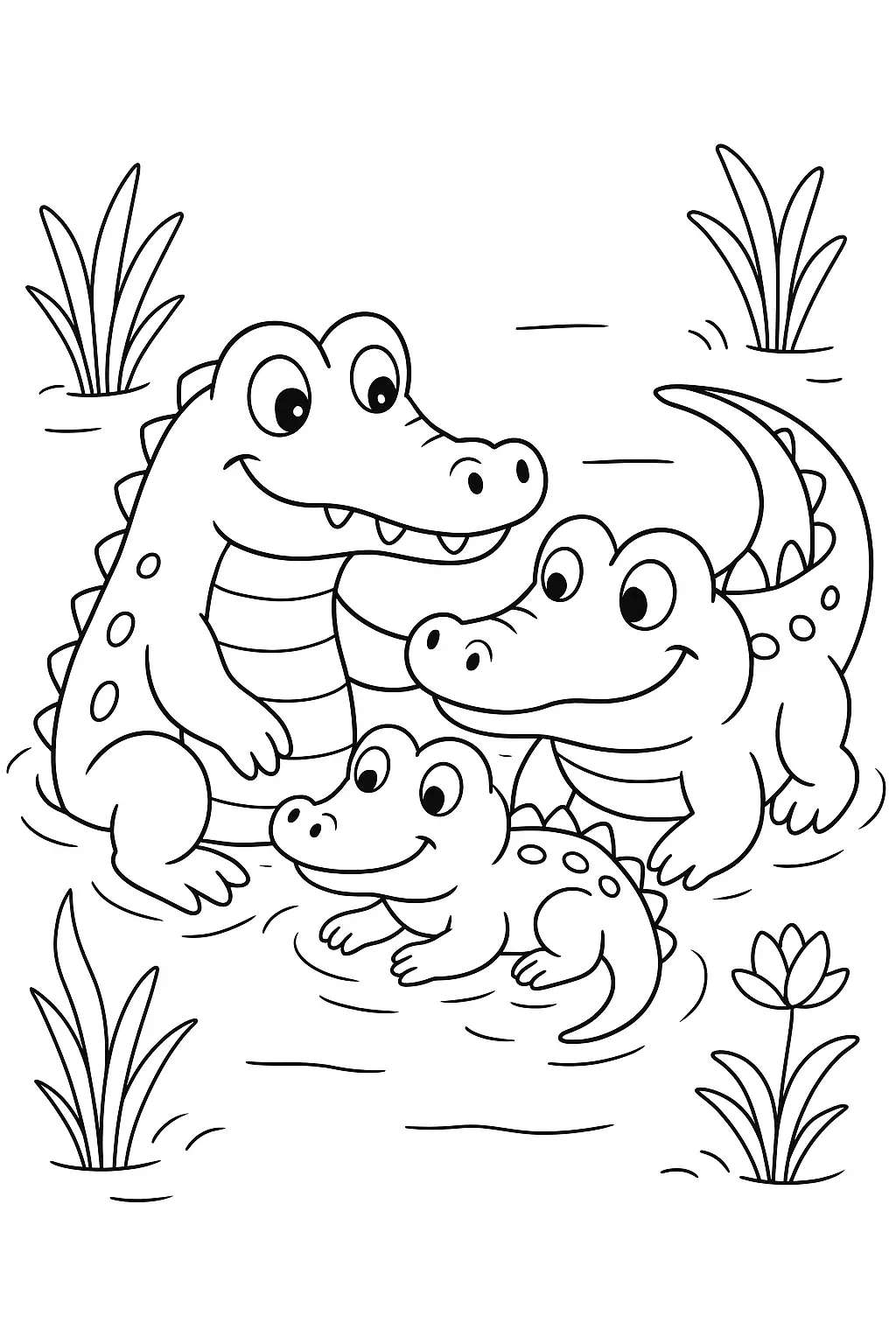 Alligator Coloring Pages – 022