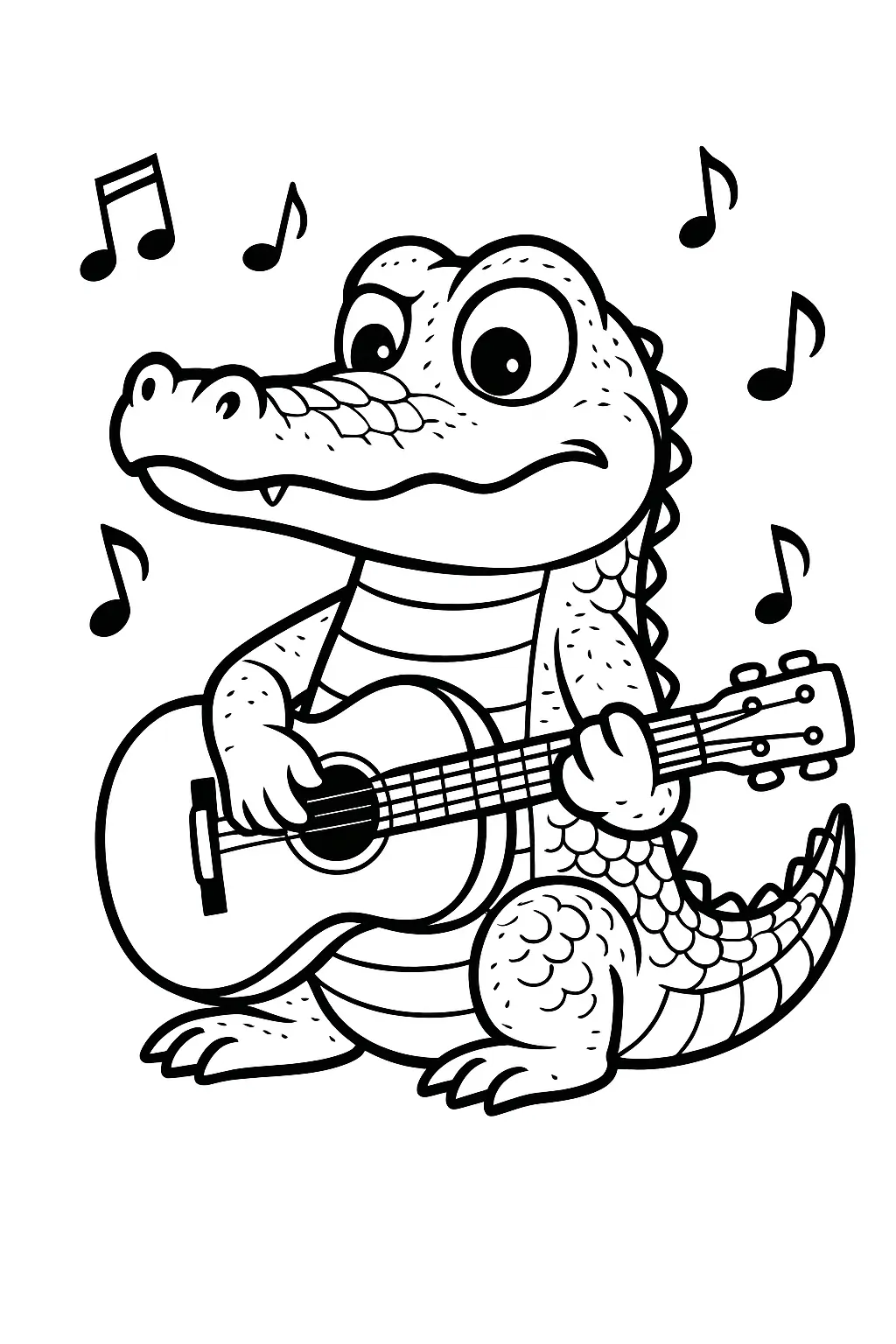 Alligator Coloring Pages – 031