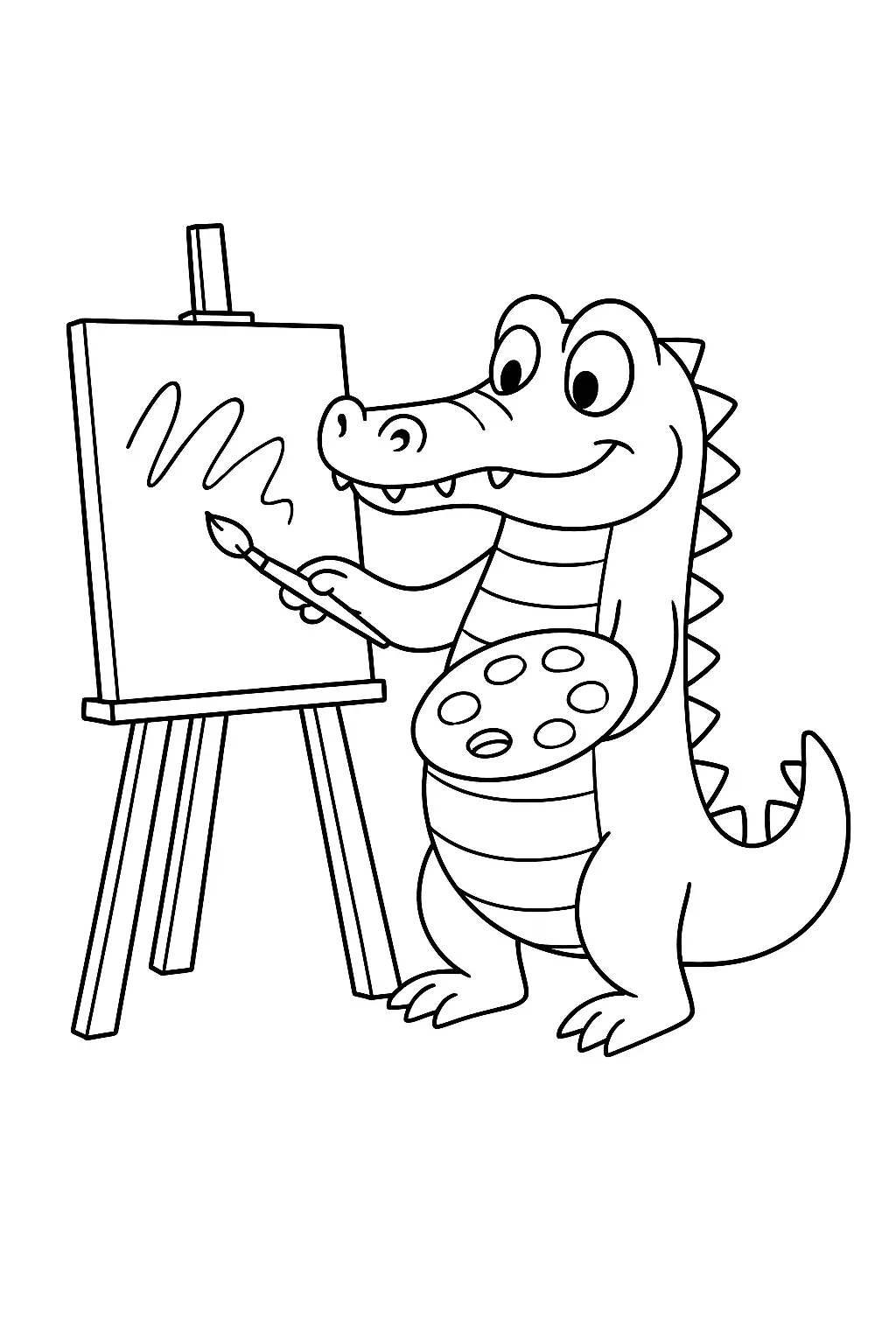 Alligator Coloring Pages – 033