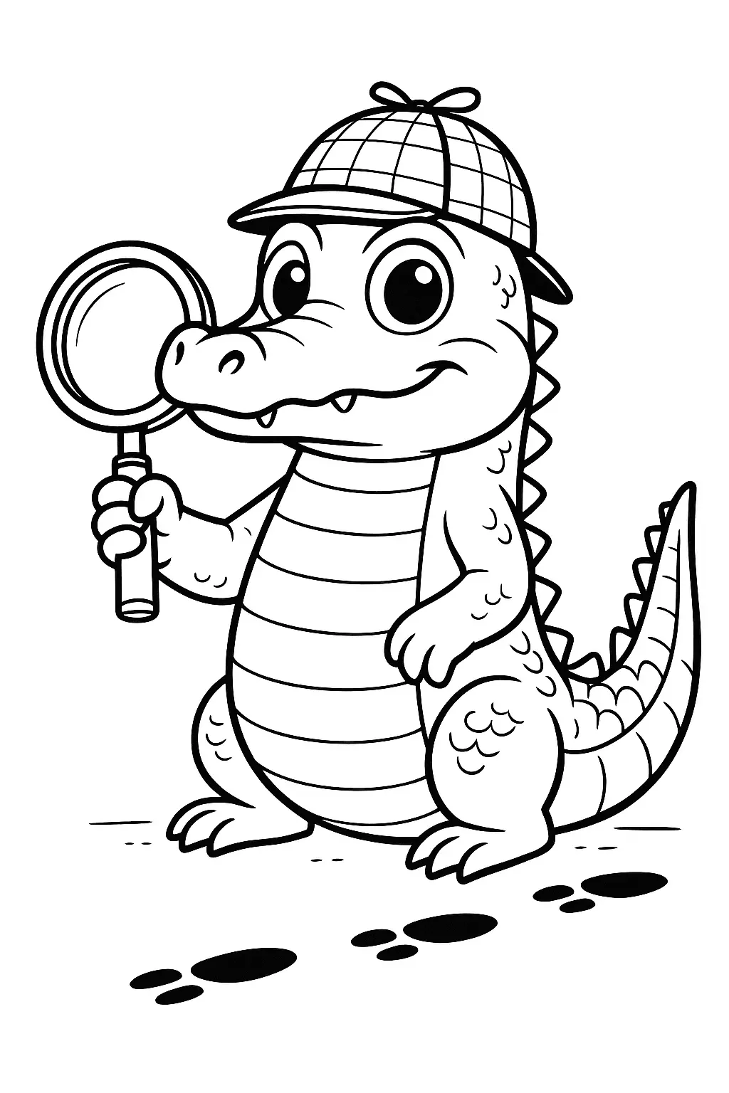 Alligator Coloring Pages – 036