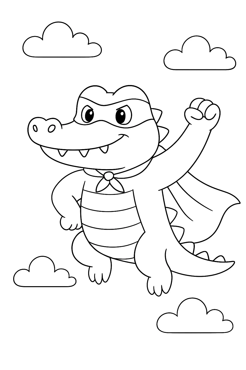 Alligator Coloring Pages – 037