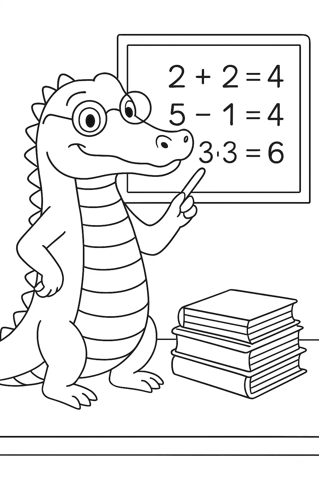 Alligator Coloring Pages – 038