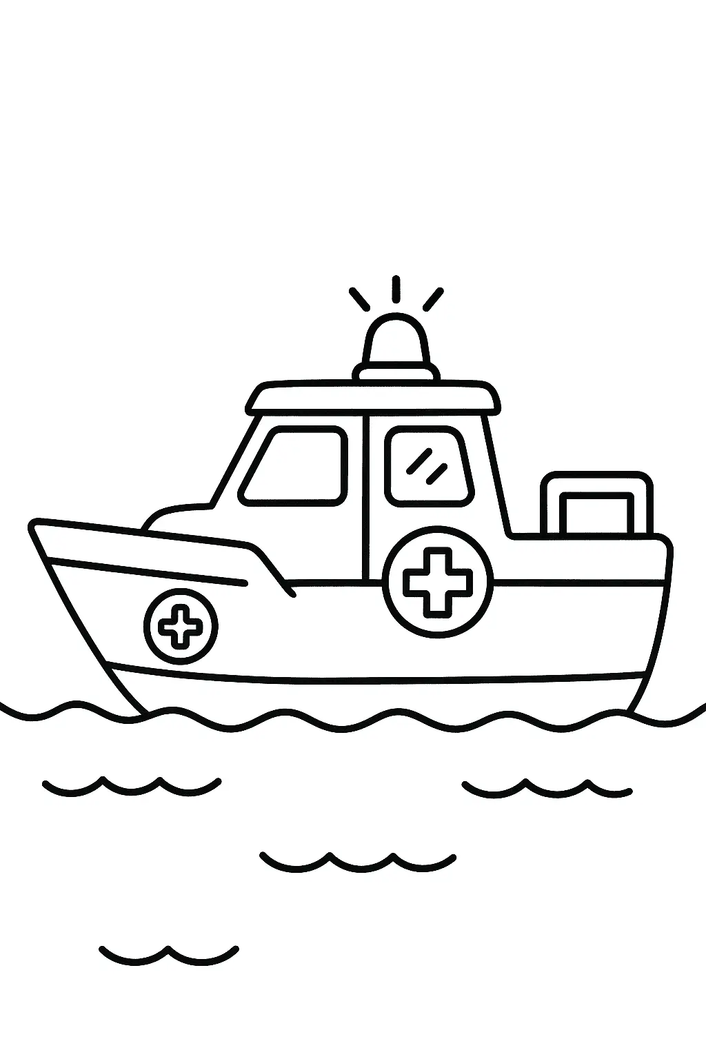 Ambulance Coloring Pages – 023