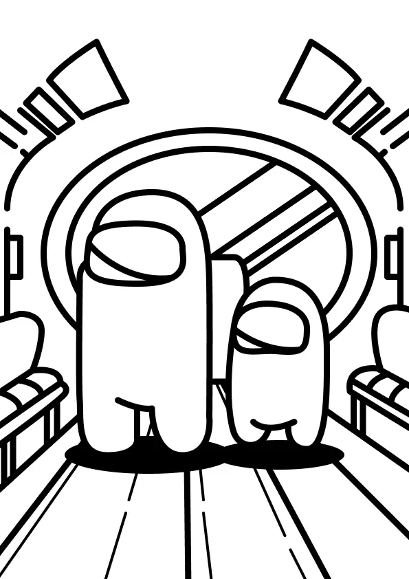 Among Us Coloring Pages – 006