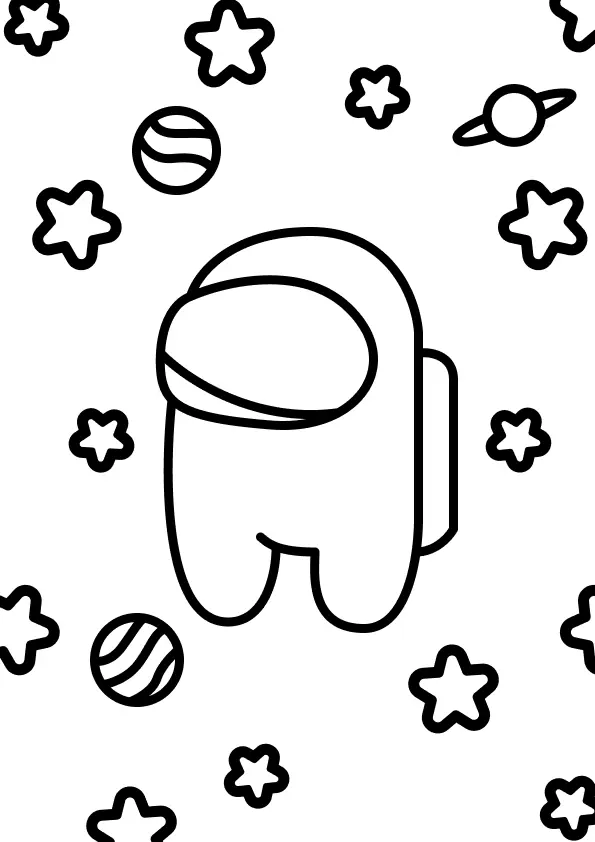 Among Us Coloring Pages – 007