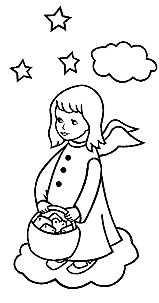 Angels Coloring Pages – 010
