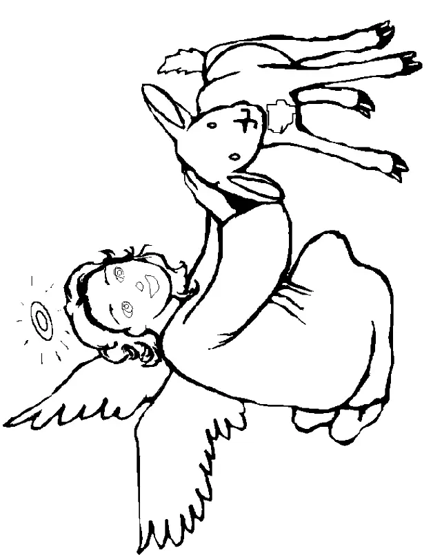 Angels Coloring Pages – 012