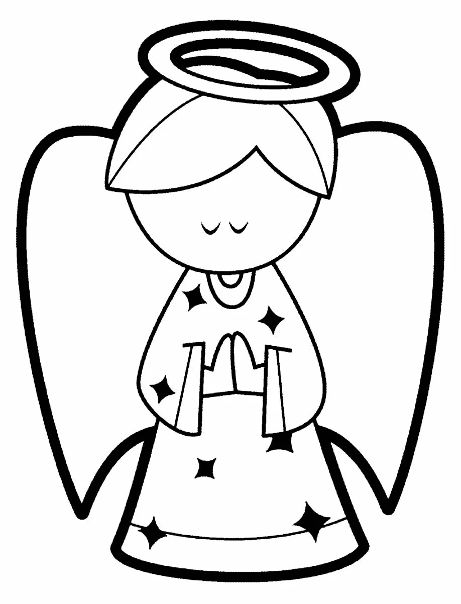 Angels Coloring Pages – 016