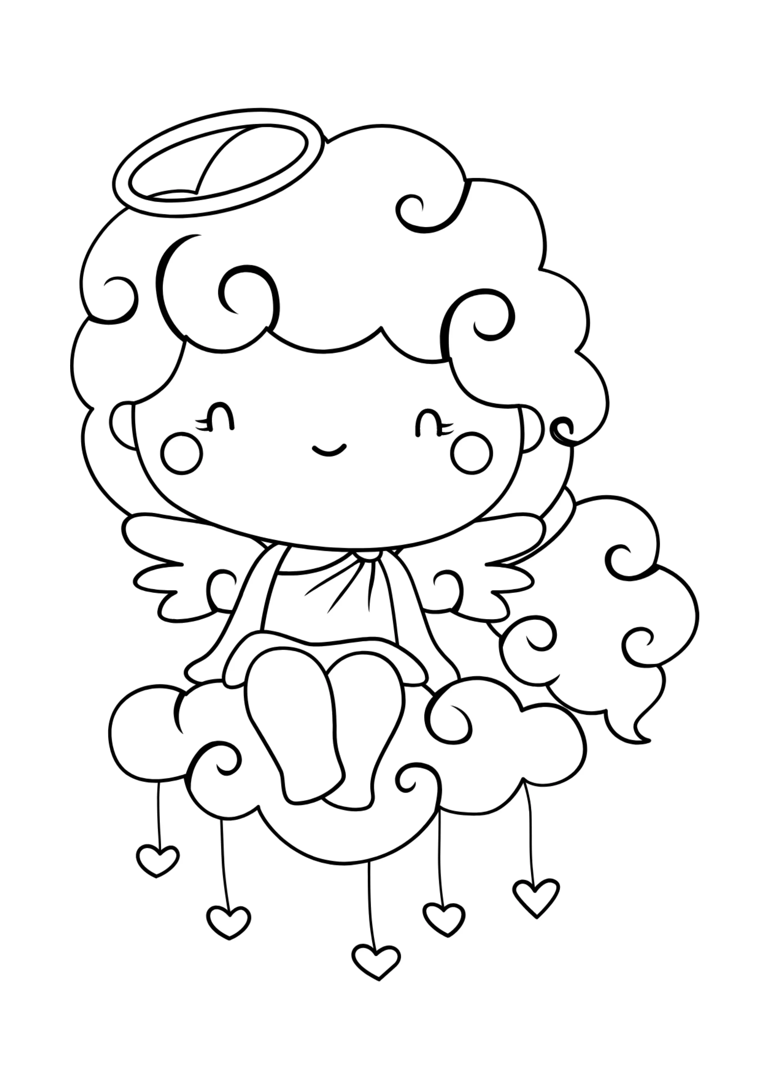 Angels Coloring Pages – 018