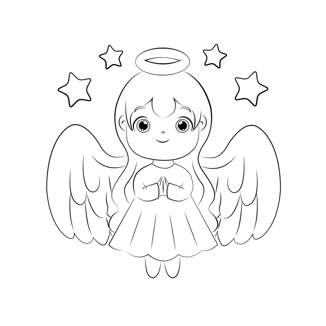 Angels Coloring Pages – 024