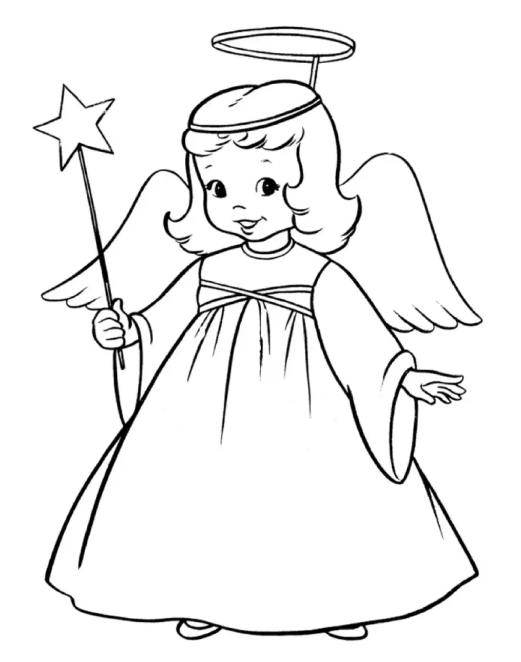 Angels Coloring Pages – 044