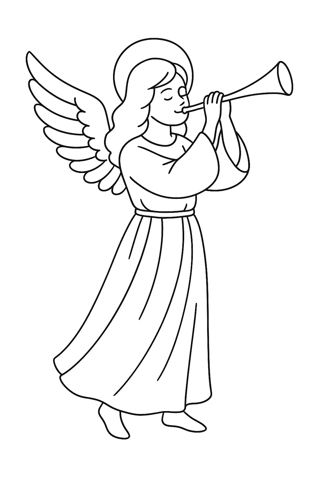 Angels Coloring Pages – 051