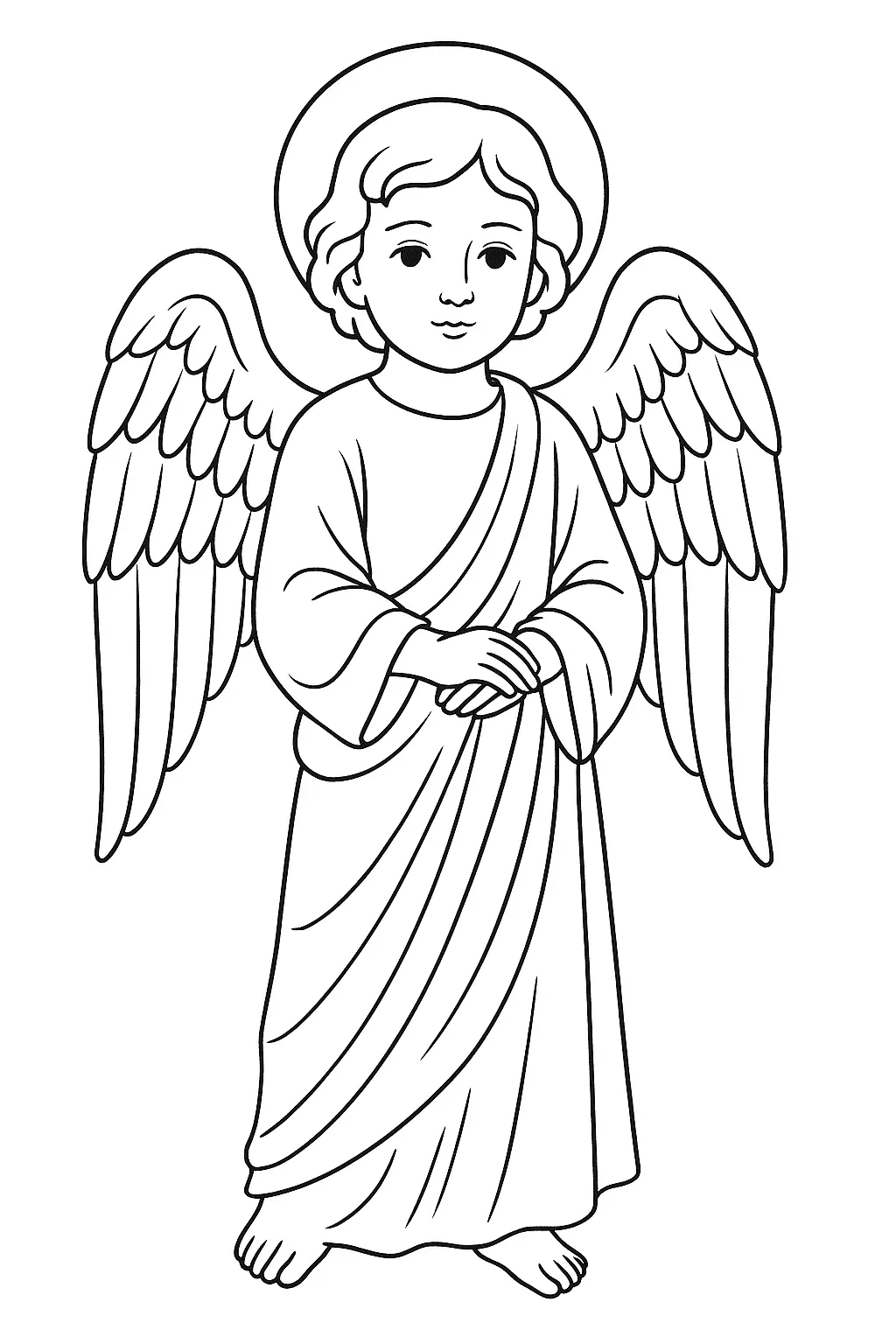 Angels Coloring Pages – 058