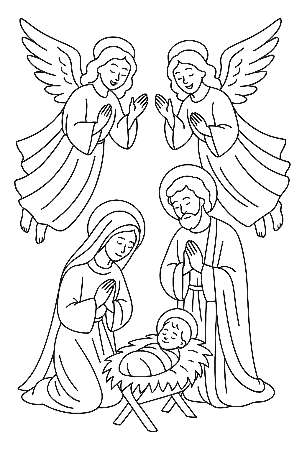 Angels Coloring Pages – 062