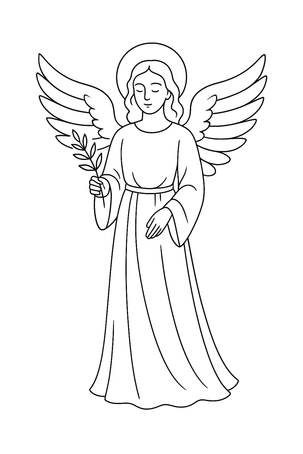 Angels Coloring Pages – 064