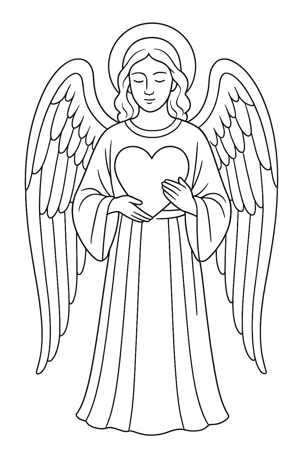 Angels Coloring Pages – 066