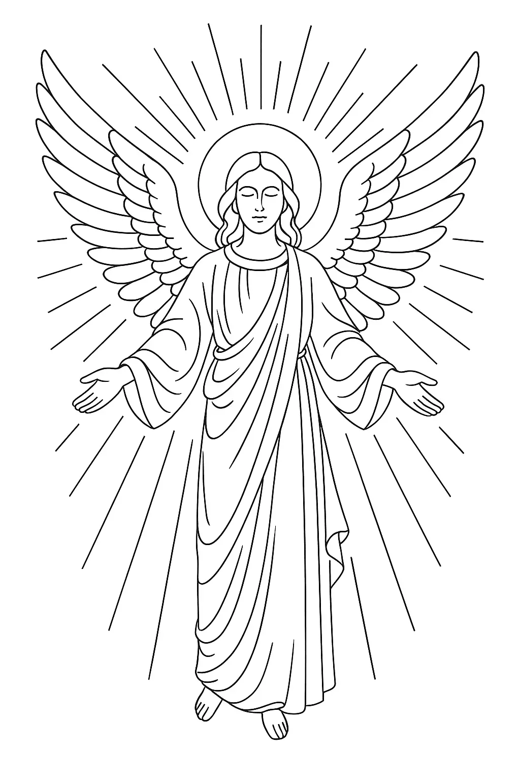 Angels Coloring Pages – 068