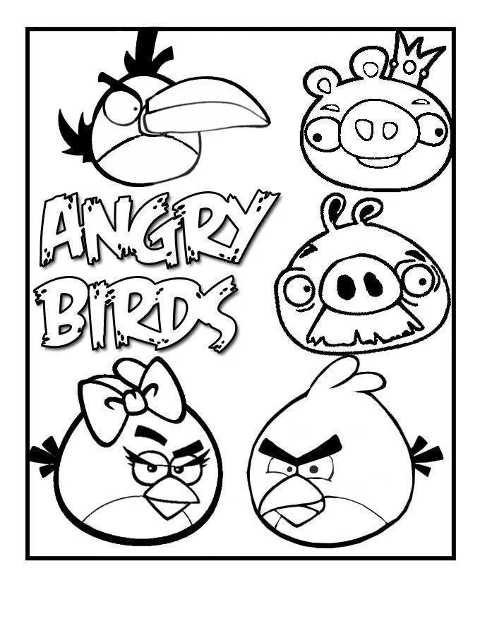 Angry Birds Coloring Pages – 002