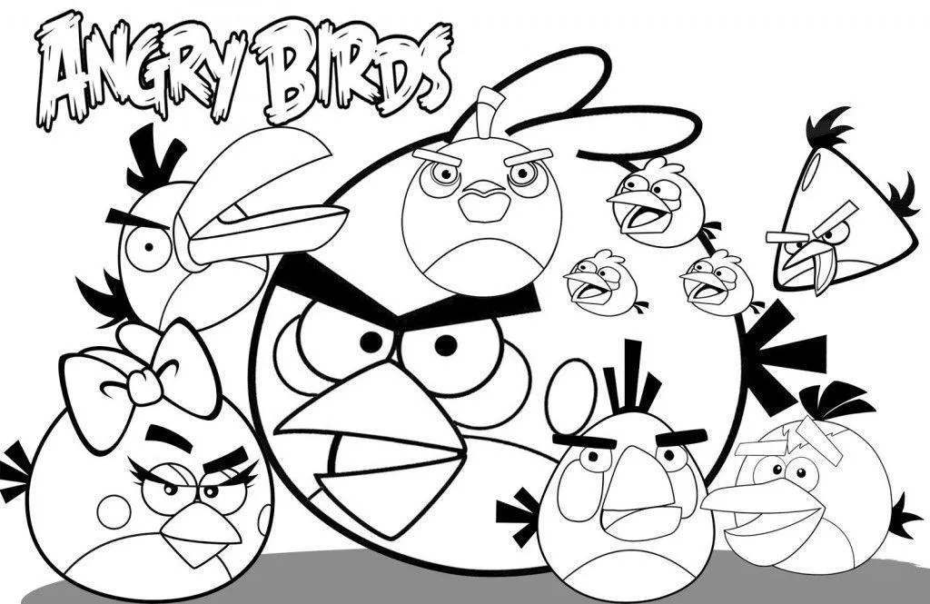 Angry Birds Coloring Pages – 016
