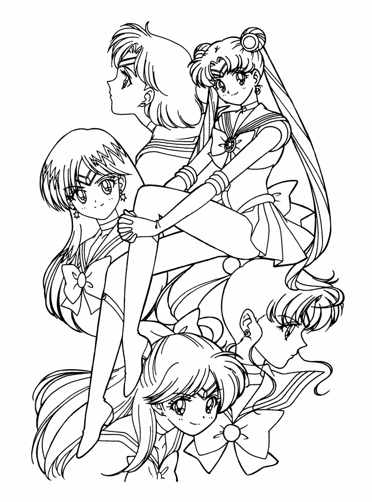 Anime Coloring Pages – 144