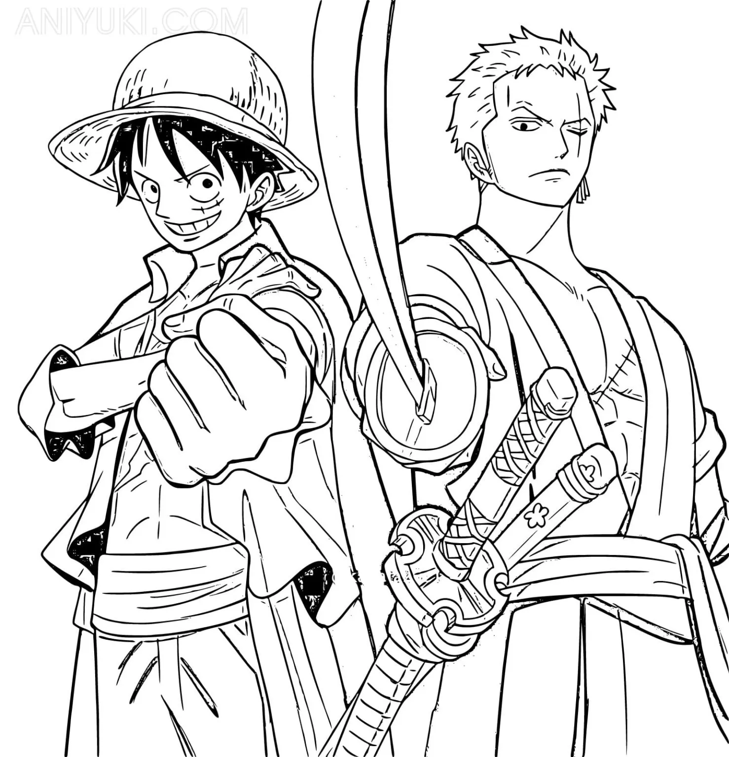 Anime Coloring Pages – 201