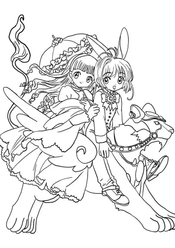 Anime Coloring Pages – 270