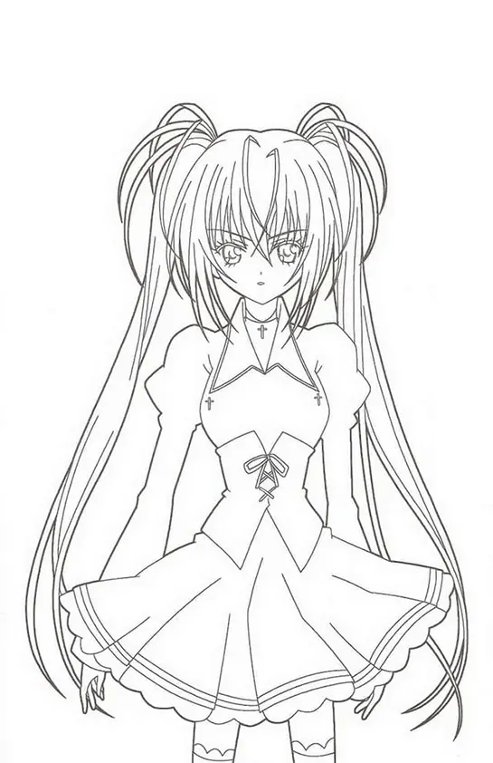 Anime Coloring Pages – 275