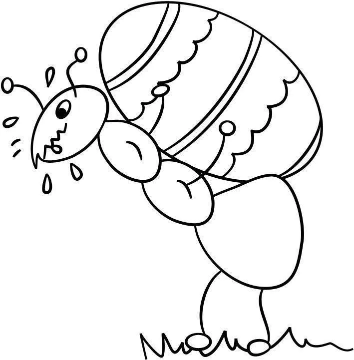 Ants Coloring Pages – 009
