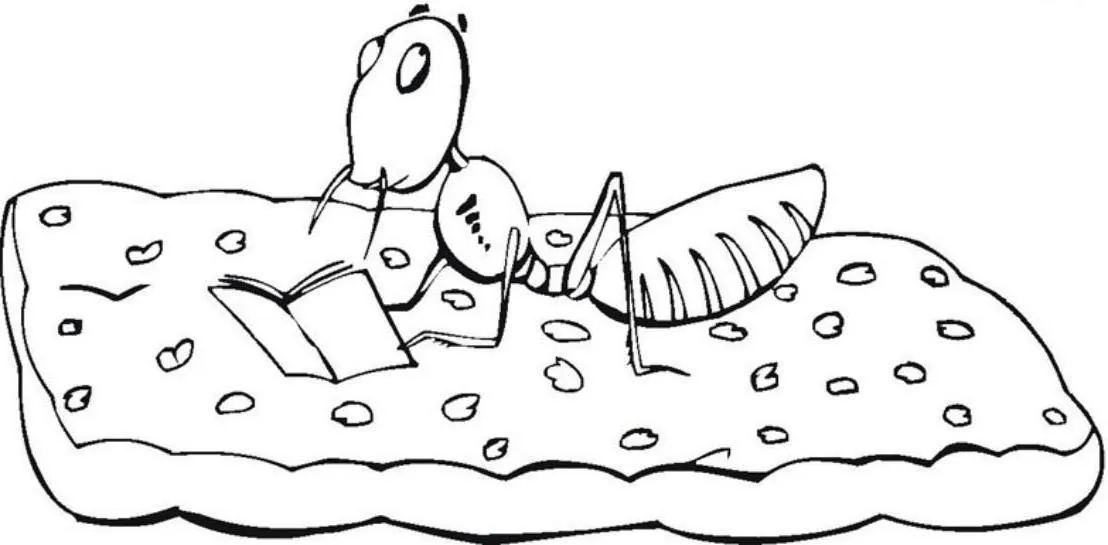 Ants Coloring Pages – 024